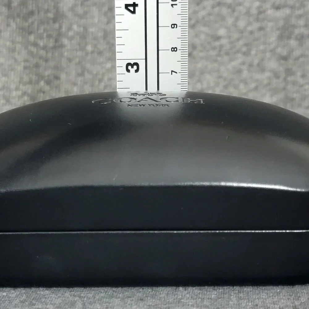 Coach New York Black Clamshell Hard Case Eye Glasses Sun Glasses